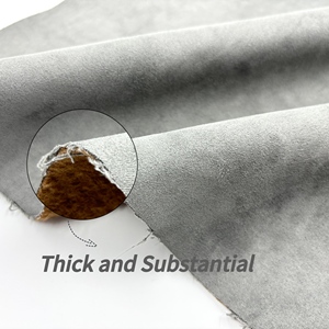 100% 涤纶编织仿微麂皮天鹅绒粘合沙发面料椅子装饰客厅家具 - Product Image 2