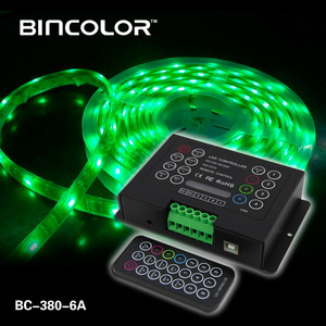 BC-380-6A programmabile DIY LED rgb controller con pwm con irremotaggio wireless irrgb luci led cob