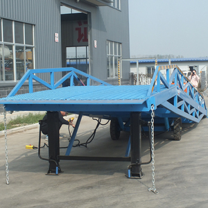 Rampa de muelle de contenedor de descarga de carga ajustable móvil de 15 toneladas para carretilla elevadora - Product Image 5