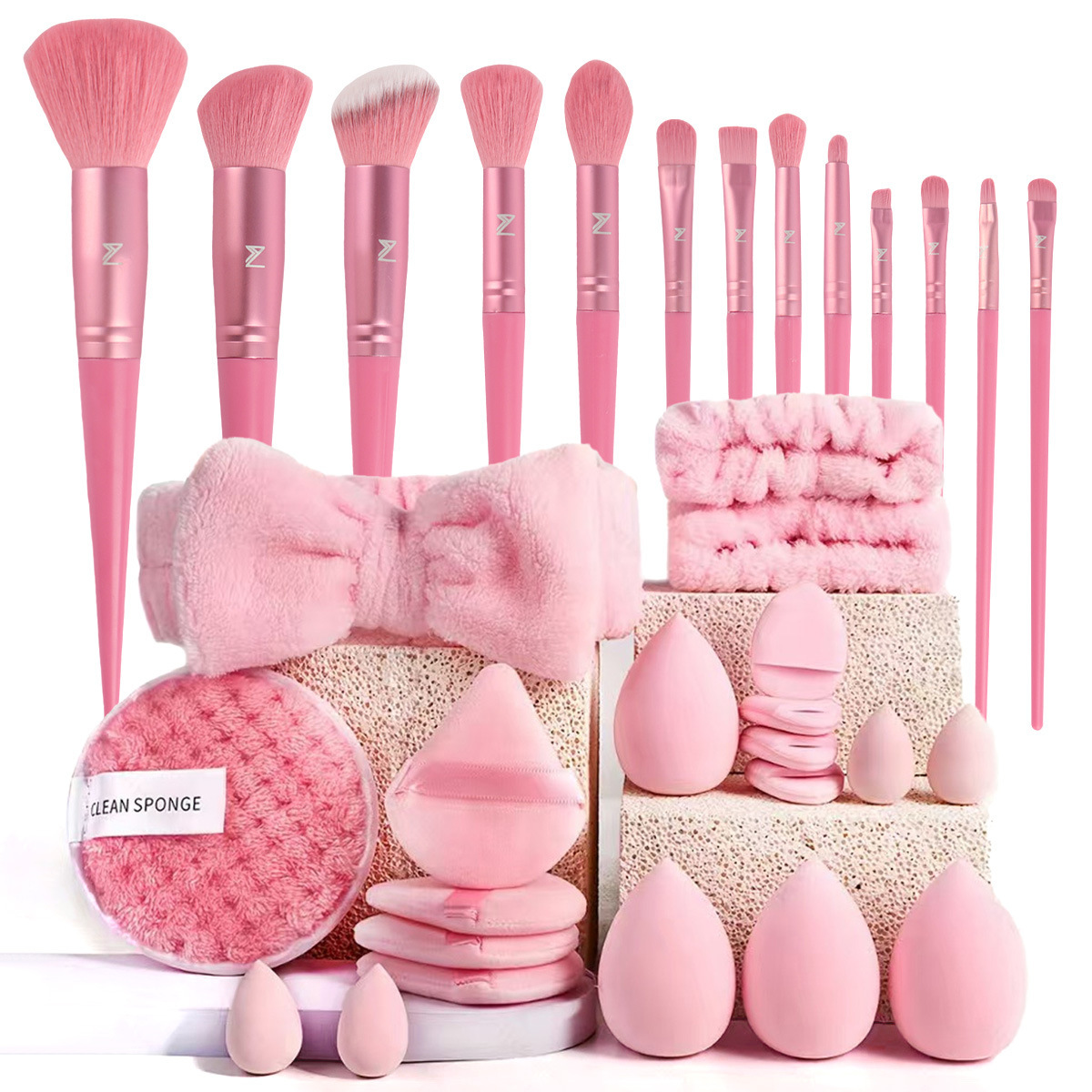33 piece set-pink