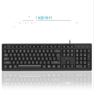 Teclado USB para juegos con cable en idioma inglés ABS 104 Teclas Óptico Ergonómico Escritorio Oficina Computadora Membrana Teclados de plástico - Product Image 5