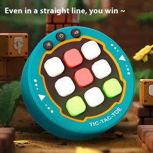 インタラクティブな3人用Tic-Tac-Toeゲーム機子供メーカー向け教育用プラスチック玩具クロスボーダー思考
