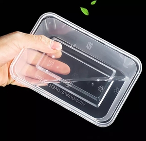<strong>Rectangular</strong> Thickened Custom Heating Packaging Eco Friendly Clear Disposable Plastic Round Food <strong>Containers</strong> <strong>With</strong> <strong>Lid</strong> - Product Image 3