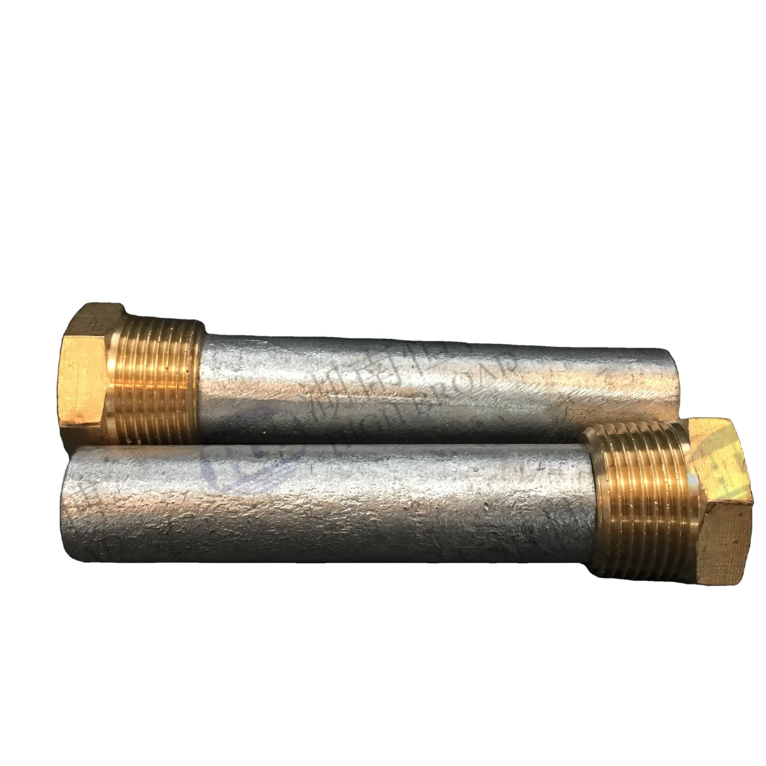 Anodo a matita in zinco E4 con spina in ottone 1/4 "NPT X 3" zinco motore