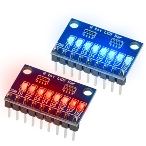 TZT 3.3V 5V 8 Bit Blau/Rot Common Anode/Kathode LED-Anzeige modul Diy Kit Für Arduino NANO UNO Himbeer pi 4 Nodemcu V3 - Product Image 1