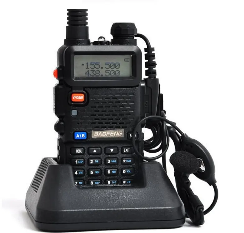 Baofeng-Intercomunicador inalámbrico, Radio Uhf/Vhf, de largo alcance, móvil, de dos vías, AR5r, banda doble, Radio práctica, Radio Uhf/Vhf