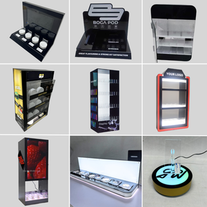 Espositore Elettronico in Acrilico Personalizzato TDP con Display LED a Gradini per Tabacco Senza Fumo per Negozi di Fumo e Minimarket - Product Image 1