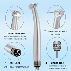 CP-M900 Elektrikli Özel Diş Ürünü LED El Aleti Tork 4 Yönlü Sprey Düğmeli Seramik Türbin Yüksek Hızlı Paslanmaz Çelik - Product Image 5