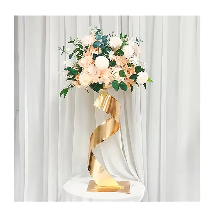 GIGA merkezi parça masa dekorasyon düğün çiçek standı çiçek süsler sahne 2024 sıcak satış