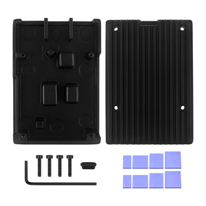 Hot Sale <strong>Raspberry</strong> <strong>Pi</strong> 5 Metal Case Fashion Aluminum Design for Education &amp; Maker Boards