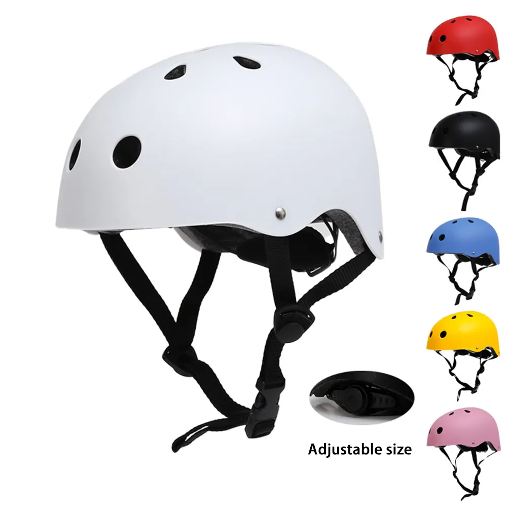 Helm olahraga Skateboard, skuter, bersepeda, helm dengan berbagai olahraga yang dapat disesuaikan untuk balita, anak-anak, dewasa, helm skuter elektrik