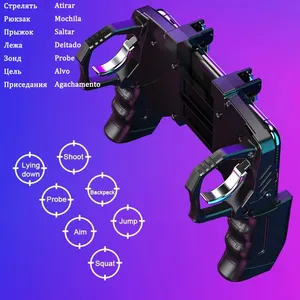 K21 gioco gestire Mobile Gamepad Joystick Controller Trigger per iPhone androidi telefoni cellulari Controller di gioco PUBG Gamepad - Product Image 2