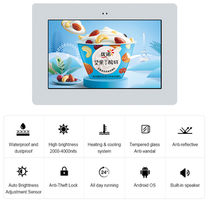 Ip55 22 Small Outdoor Advertising Led Monitor Displayer Capacitive Touch <strong>Computer</strong> <strong>Ad</strong> Totem - Product Image 2