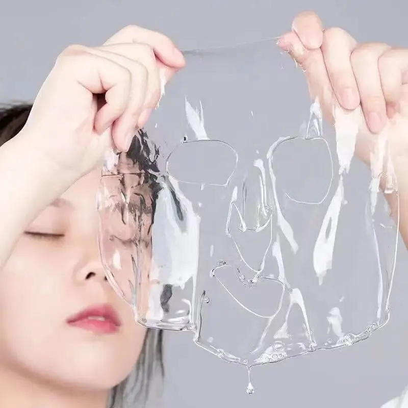 Mascarilla Facial transparente, máscara de colágeno de cristal hidratante para el cuidado de la piel de Corea, venta al por mayor