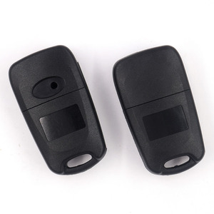 3-button Car <strong>Key</strong> Replacement Case Plastic <strong>Key</strong> Shell Cover with <strong>Key</strong> Blade Suitable for Hyundai <strong>Flip</strong> <strong>Key</strong> - Product Image 2