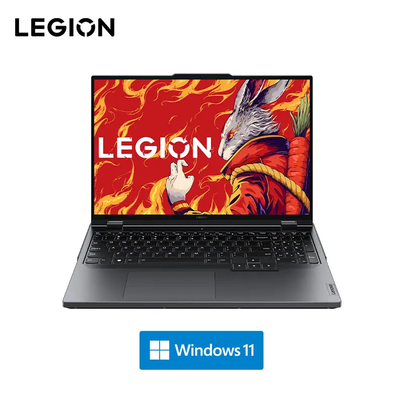 لاب توب للألعاب Lenovo Legion R9000p E-sports Rtx4060 8gb 16 بوصة ، لوحة مفاتيح بإضاءة خلفية للألعاب