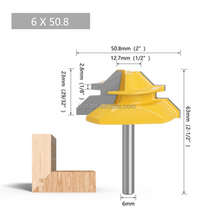ดอกสว่านสำหรับงานไม้1/4นิ้วและ6มม. ดอกเราเตอร์แบบก้านชุดเครื่องตัด - Product Image 6