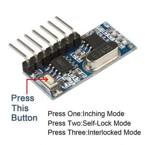 Funk-Wireless-Empfänger- und Sendemodul RX480E Sender Empfänger-Lerncode 1527 für ardu 433 Diy elektronischer Kit