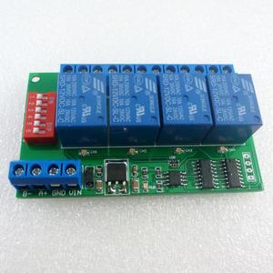 12V 4-channel <strong>RS485</strong> bus multi-function delay relay <strong>MODBUS</strong> and AT command <strong>control</strong> remote switch - Product Image 2