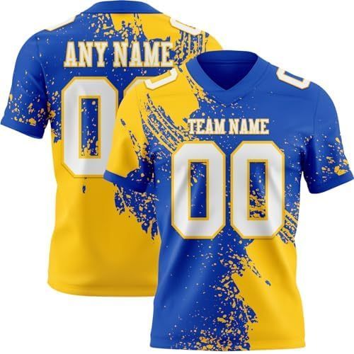 Blue and Dark Yellow