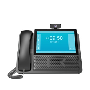 ホテルオフィス6 SIPラインオーディオインターホンIP電話システムWiFi GSMインターネットコール録音ハンズフリーPSTN SIMカード8 \ "4G POE IP - Product Image 1