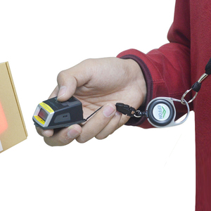 Tiny Mini Portable 2D QR Finger Bar lector de códigos inalámbrico Bluetooth 5,0 Wearable Ring Barcode Scanner - Product Image 1