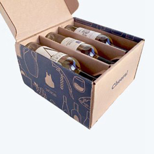 24包啤酒瓶瓦楞纸箱330毫升葡萄酒运输纸载体啤酒盒纸板瓦楞葡萄酒包装盒 - Product Image 6