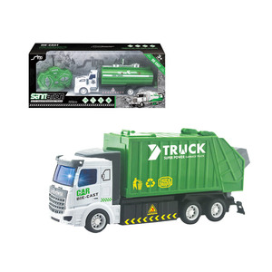 EPT Shantou Wholesaler 1/48 Diecast Material Toy Radio Control Dump Garbage <strong>Rc</strong> <strong>Model</strong> Garbage Can Toys Transporter Truck Toy