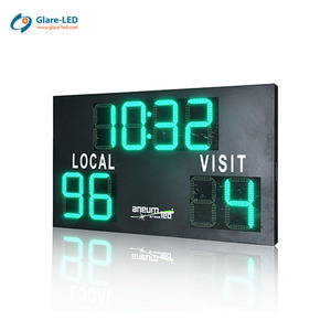 Outdoor Waterproof 16&quot; Inch Digital Led Street Clock LED Time and <strong>Temperature</strong> Signage Display Countdown Function Scoreboard - Product Image 5