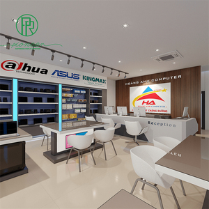 Pioneer Grey <strong>Computer</strong> Display Counter <strong>Store</strong> Showcase <strong>Computer</strong> Retail <strong>Store</strong> Interior Design - Product Image 1