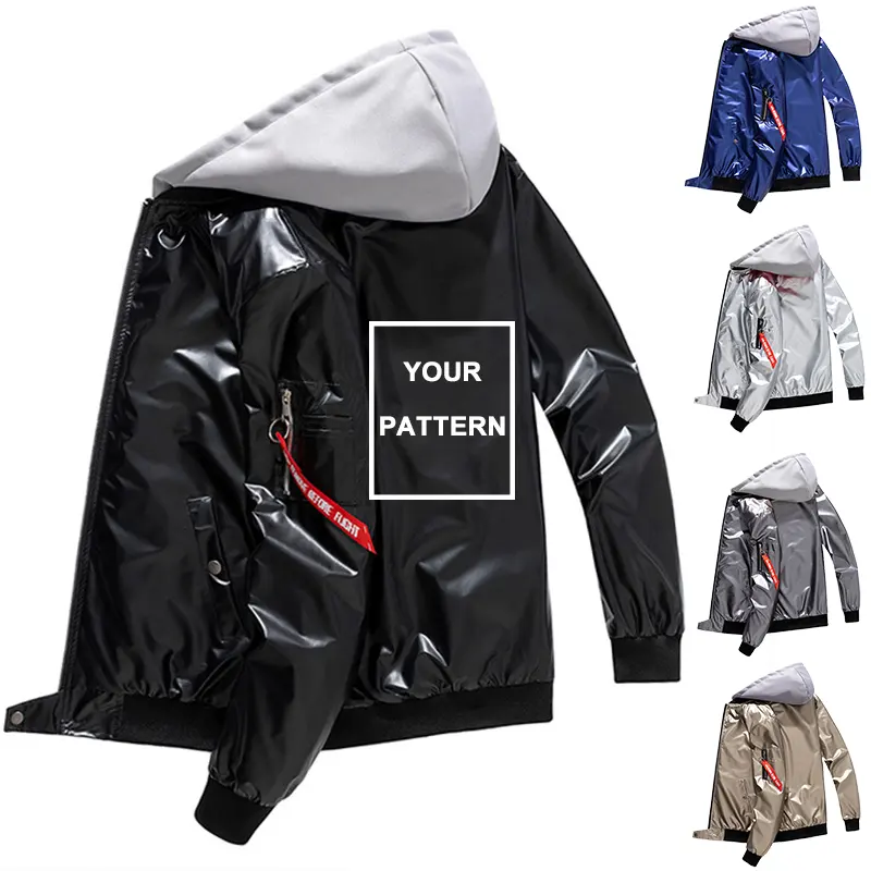 Nieuwe Collectie Heren Kleding Streetwear Trenchcoat Mannen Unisex Jas Lente Mode Herfst Capuchon Casual Jacket Varsity Jacket
