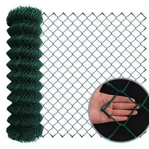 PVC Coated <strong>Chain</strong> Link Fence Roll Green Diamond Mesh for Outdoor and Sports Field - Product Image 2
