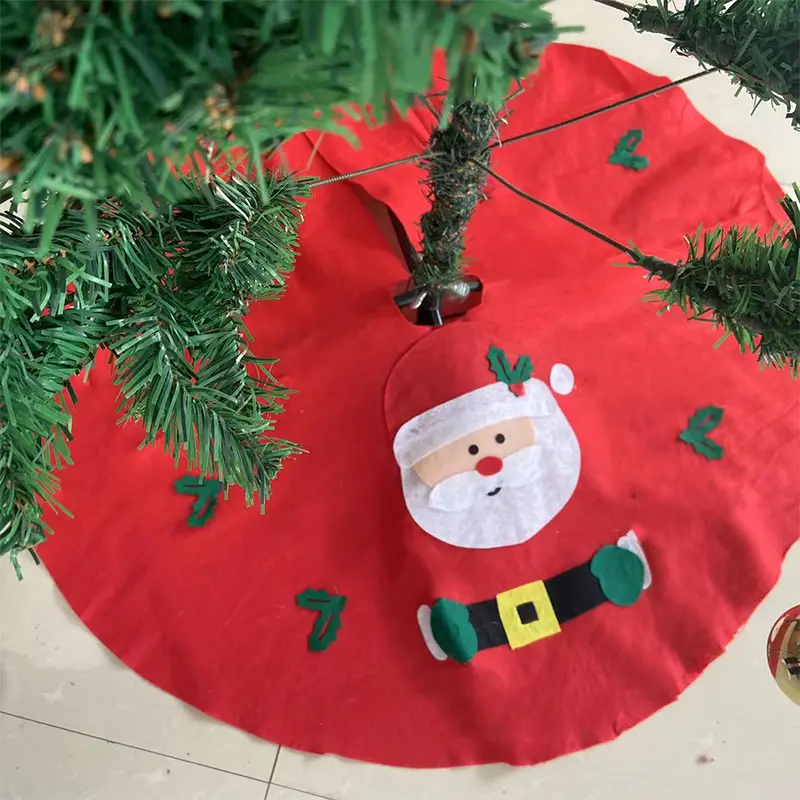 Commercio all'ingrosso cucito decorazione albero di natale vestito moda popolare all'ingrosso albero di natale gonna albero di natale grembiule inferiore