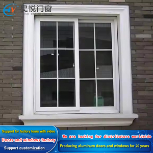 פרופיל upvc פלסטיק פלדה חלונית כפולה זכוכית צרפתית עיצוב <span class=keywords><strong>pvc</strong></span> מזוגג כפול חלונות אטומים לרעש - Product Image 2