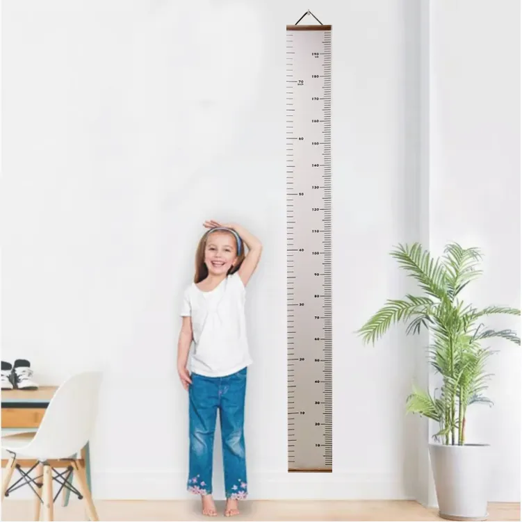 Tableau de hauteur amovible pour enfants, cadeau et décor de chambre d'enfant, règle de mesure, tableau de croissance