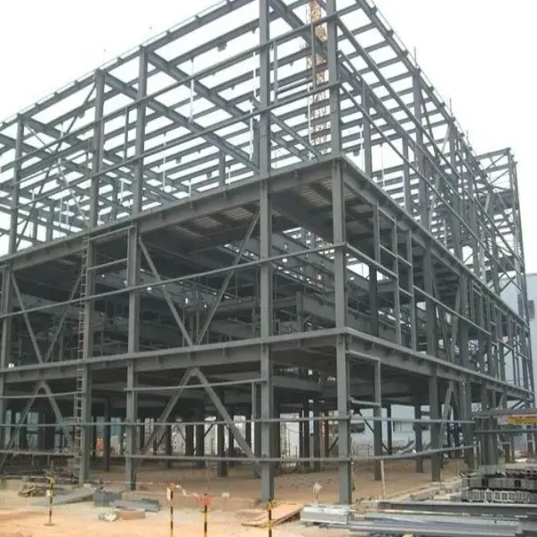 Costruzione dell'officina della struttura d'acciaio della costruzione industriale del metallo su misura del magazzino della polonia