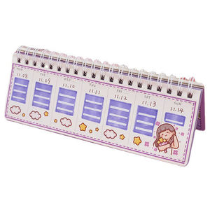卡通可爱创意女孩钢琴类型分类本线圈本记事本奖 - Product Image 5