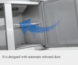 Commercial Kitchen Fridge <strong>400L</strong> under Counter Air Cooler Single-Temperature Freezer Work Bench for Restaurant Counter <strong>Chiller</strong> - Product Image 5