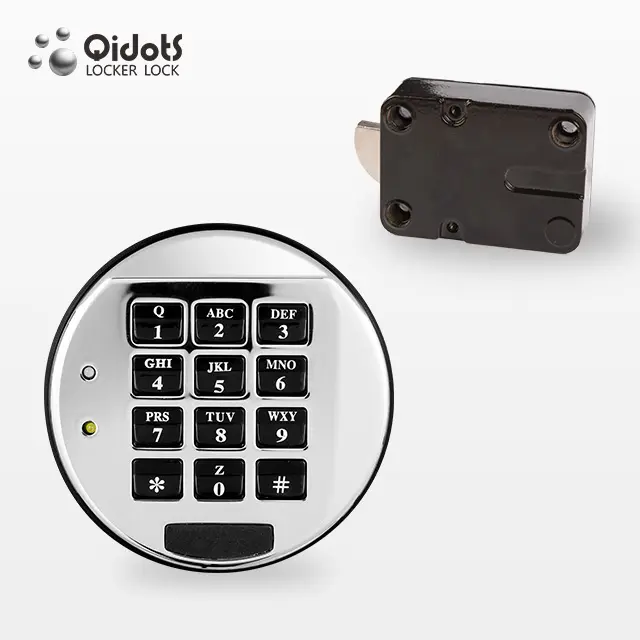 Qidots serrure électronique électronique de sécurité serrure de classeur avec fonction d'alarme