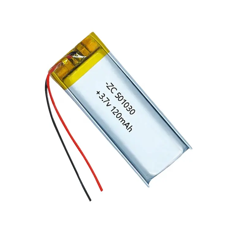 Rechargeable cheap Lithium Polymer Battery 3.7v 501030 120mah Smart Device Lipo Battery Li-po