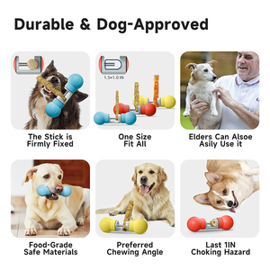 2025 kustom pemegang stik Champ Bully memegang tongkat Bully dengan aman untuk membantu mencegah tersedak untuk anjing - Product Image 4