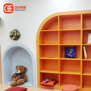 High End Loja Design Vitrine Prateleiras Luminárias Livraria Moderna Livros Biblioteca Design Escola Mobiliário - Product Image 6