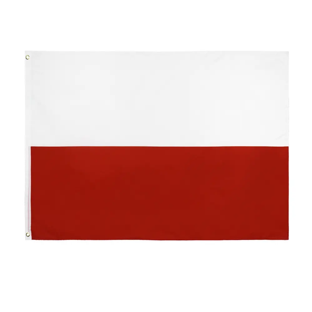 Fornitura diretta in fabbrica consegna rapida 100% bandiera in poliestere 3 x5ft bandiera bandiera nazionale polonia