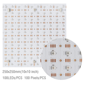 SPI Dmx Flexible <strong>LED</strong> <strong>matrix</strong> Panel 12v 250*250mm <strong>Pixel</strong> <strong>Led</strong> Sheet <strong>Led</strong> Panel <strong>matrix</strong> Cuttable - Product Image 2