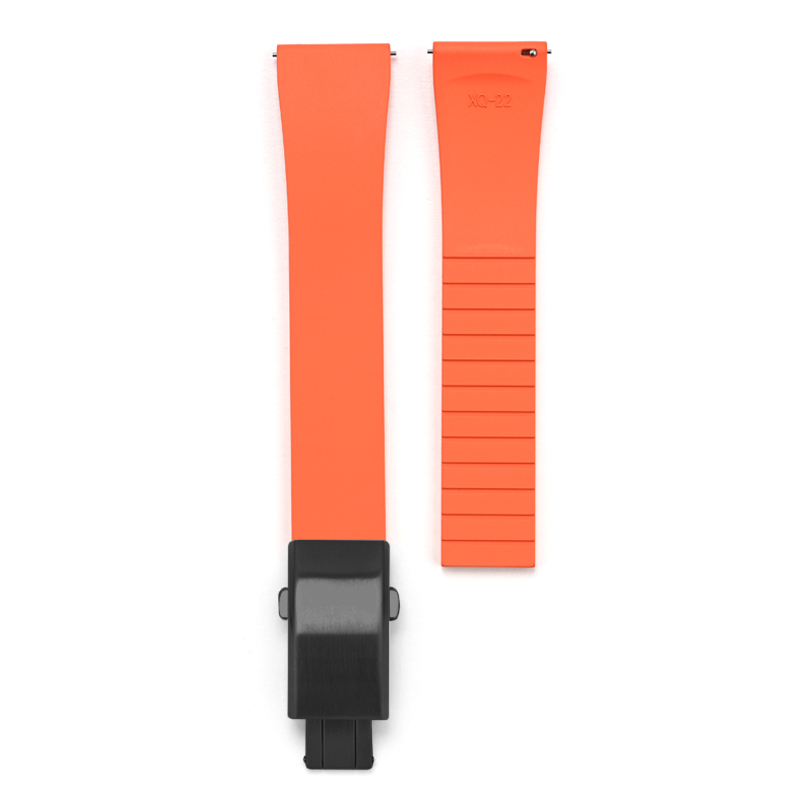 Boucle orange + noire