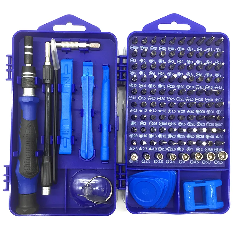 115 em 1 chave de fenda bit set ferramentas para o telefone móvel computador reparação ferramentas kit screwdriver set