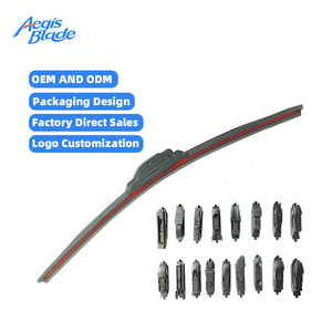 ใบปัดน้ำฝนไฮบริดอเนกประสงค์รุ่นใหม่ ปี 2025 ผลิตจากยางธรรมชาติและซิลิโคน ใช้ได้กับรถยนต์ 99% ขนาด 14-32 นิ้ว เงียบ ไร้โครง ดีไซน์ตามหลักอากาศพลศาสตร์ - Product Image 1