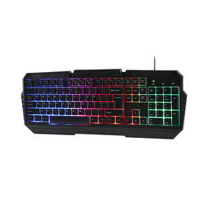 OEM RGB Wired Membrane Gaming <strong>Keyboard</strong> <strong>Computer</strong> 12 PCS Multimedia <strong>Keys</strong> Ergonomic <strong>Keyboard</strong> for PC and Desktop <strong>Keyboard</strong>
