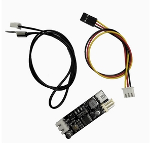 Solo 12V 0.8A DC PWM 2-3 hilos ventilador Control de temperatura controlador de velocidad chasis computadora Noiseor PC CPU ventilador enfriador alarma STK IC - Product Image 5