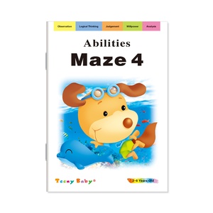 Mainan pendidikan usia 3-6 tahun pencerahan intelektual potensial pengembangan seri 4 buku Pack untuk bahasa Inggris - Product Image 4